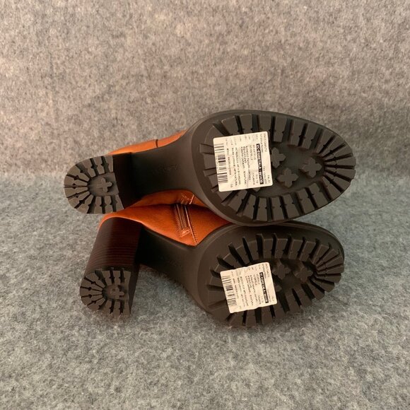 Vince Camuto NWT Women’s Egretala Shearling Leather Side Zip Heel Ankle Boots - Picture 9 of 9